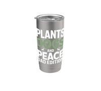 Piante Cani E Pace Dad Edition Amante Vibes Bicchiere termico in acciaio inox doppia parete