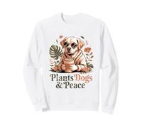 Piante Cani E Peace Dog Amante Piante Vibes Felpa