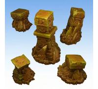 Piante e rocce fantastiche - Colonne Maya perdute