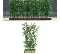 Piante Finte Per La Privacy, Piante Di Bambù Artificiali Per Esterni Con Foglie, Per Recinzioni Da Giardino, Ingressi Da Cortile(100cm/39.4in,H 1.5m/59in)