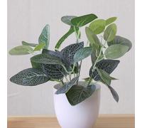 Piante grasse artificiali, bonsai, albero finto da scrivania, in plastica, retrò, decorazione per la casa, piccola pianta in vaso, decorazione per scrivania e ufficio, davanzale, fogliame artificiale