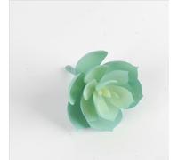 Piante grasse finte senza vaso, design floccato, decorazione per casa e ufficio, per interni, da tavolo, per balcone e ingresso ()