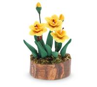 Piante Miniatura per Casa delle Bambole, 3 cm | Base ornamentale in ceramica, Arredo miniatura, Angoli verdi delle bambole, Per collezionisti botanici
