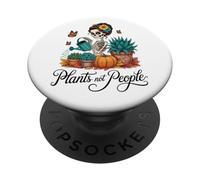 Piante, non persone, maestro giardiniere, scheletro di PopSockets PopGrip Adesivo