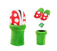 Piante Piranha Peluche Abbigliamento per la casa Pantofole a forma di fiore di cannibale Scarpe Cosplay / con motivo a punti, per adulti, adolescenti, Regali di Natale