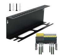 PIANTE PRESO DI ORGANIZZATORE - Porta del a monte a parete, conservazione del cacciavite in metallo | Workshop Scaffale per utensili manuali per capannone da garage, supporto per rack per org