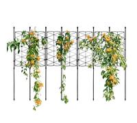 Piante rampicanti a traliccio - Supporto per pali da giardino | Traliccio durevole per pomodori, cetrioli, clematidi, rose, glorie del mattino, forniture per giardinaggio all'aperto