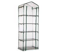 Piante Serra - Mini Serra Di Livello | Per Coltivazione Della Pianta Di Copertura In PVC | Casa Verde Esterna Interna Per Fiori Di Verdure Erbe, Protezione Del Freddo, Porta A Roll-up, Tela