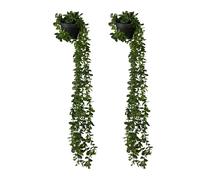 Piante Sospese Artificiali Edera Set 2 Piantine Decorative Interni Fake Plants