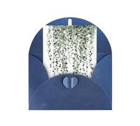 Piante verdi che stampano le buste di carta della perla della fibbia dell'amore di festa che saluta verticale di pensare a te biglietti 15,2 x