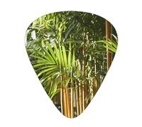 Piante verdi fresche plettri per chitarra in dimensioni sottili, medie e spesse, set da 12 pezzi, adatti per chitarra elettrica e vari strumenti