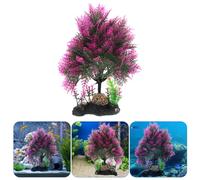 Piantina Finta Arredamento Dell'acquario Di Pesci Piccola Pianta