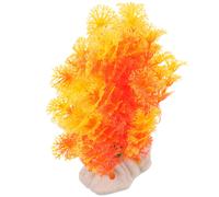 Piantina Finta Decorativa Arredo Acquario Pianta Plastica Accessorio Per