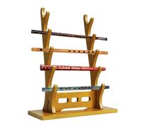 Pianto di flauto in legno, supporto per a 5 livelli | Porta da tavolo elegante, rack per il display di raccolta per e flauto