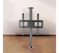 Pianto rotante a rotazione della parete di partizione rotante a 360 gradi, supporto per il soffitto in TV di inclinazione regolabile, adatta a 32-55 pollici dello schermo (66-82 cm)