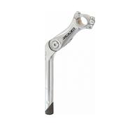 Piantone Manubrio Bici CTB Argento Regolabile Alluminio 22.2 x 90 mm per Forcella 22.2 mm e Manubrio 25.4 mm Zoom