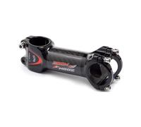 Piantone Manubrio MTB Zoom Carbon 130mm Alluminio Rivestito Carbonio 31.8mm per Forcella 1 1/8 Nero