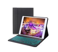 PIAO iPad Keyboard Case, with colorful Backlight Normal Keyboard , Slim Leather Folio Smart Cover for iPad 2020 / 2019-iPad 10.2 / Air 3 / Pro 10.5