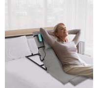 PIAOCAIYIN Schienale Elettrico Sollevamento Letto Materasso Sollevamento Elettrico Schienale Regolabile 2-80° per Letto Singolo/Matrimoniale per Donne Incinte Anziane Grigio