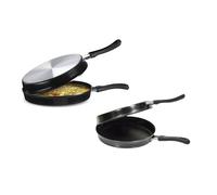 Piardinox fornetto girafrittata cm 24, in alluminio antiaderente