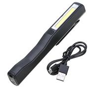 Piarktoy Lampada di ispezione portatile e ricaricabile del LED COB per Lavoro di Campeggio. Torcia magnetica tascabile in officina automobilistica Campeggio.Blu