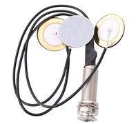 Piarktoy Microfono a piezoelettrico 3 pickup trasduttore con perno terminale per Kalimba