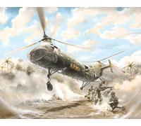 Piasecki H-21C Shawnee Flying Banana 1:48 ITA2733 - italeri modellismo