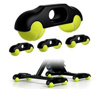 Piashow 4 pezzi Rocker Plate Feet con 8 palline da tennis, per Wahoo Kickr 2 core, adattatore interno Cycling Snap Rocker Feet per bicicletta portatile