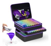 Piashow Diamond Painting - Set di accessori per pittura con strass, 240 pezzi, con imbuto per diamante, 5D, accessori per pittura con diamanti