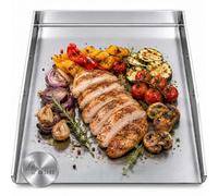 Piastra 1, 30 x 40 cm, con bordo per servire, compatibile con Rösle Air Pro F60