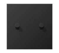Piastra 1x2 palla. cono 1912 scuro (riferimento: JUNG AL12-5DK01)