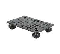 Piastra a Cavalletto in Alluminio Anodizzato Stampante 3D Universale Ad Alta Resistenza Slot Pieghevoli per Scheda Guida Lineare per Fresatrice (Scheda con 4 pulegge e