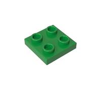 Piastra a cerniera speciale 2x2 con perno inferiore, 2476 48241 4237084 GDS-902, 50 pezzi, compatibile con Lego Classic, giocattoli Bulk, MOC, colore come da immagine:Verde 28