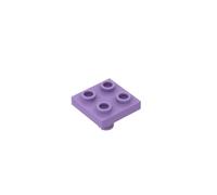 Piastra a cerniera speciale 2x2 con perno inferiore, 2476 48241 4237084 GDS-902, 50 pezzi, compatibile con Lego Classic, giocattoli Bulk, MOC, colore come da immagine:blu-viola 324