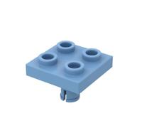 Piastra a cerniera speciale 2x2 con perno inferiore, 2476 48241 4237084 GDS-902, 50 pezzi, compatibile con Lego Classic, giocattoli Bulk, MOC, colore come da immagine:Azzurro 102