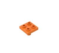 Piastra a cerniera speciale 2x2 con perno inferiore, 2476 48241 4237084 GDS-902, 50 pezzi, compatibile con Lego Classic, giocattoli Bulk, MOC, colore come da immagine:Arancione 106
