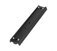 Piastra a coda di rondine ad alta resistenza per specchietti telescopici, design in lega di alluminio (nero)