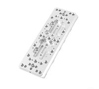 Piastra a coda di rondine da 220 mm compatibile con supporto equatoriale per telescopi astronomici utilizzati nella fotografia professionale (220 mm argento)