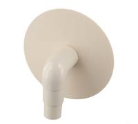 Piastra a gomito di ricambio per skimmer Hydro Tools, compatibile con i modelli serie 8939/8940, adatta per tubi di aspirazione da 1-1/4 e 1-1/2", bianco