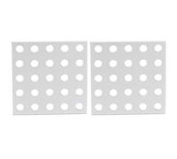 Piastra a Griglia in Alluminio 5x5 Fori, 40x40mm Spessore 2,5mm - Resistente, Leggera e Facile da Usare per Strutture Industriali e Progetti Fai - da - Te