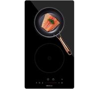 Cecotec Piastra a induzione 2 fuochi Bolero Squad I 2100. Potenza massima 3500 W in 9 livelli, programma del tempo, sistema Keep warm, controllo tattile, controllo sicurezza bambini, rilevatore di