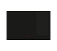 Siemens EX801HVC1E, iQ700, Smart piano cottura a induzione, autosufficiente, a filo di superficie, 80 cm, nero, funzionamento touchSlider, zone di cottura flessibili e intelligenti, powerBoost per una