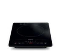 Ariete 1997 Piastra a induzione singola portatile, Vetroceramica, 2000W, 10 livelli di potenza, Timer fino a 4 ore, Sicurezza bambini, 5 programmi, Nero
