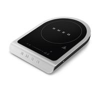 Smeg, Piastra a Induzione Portatile PIC01BLMEU, Programmi Barbercue, Fry e Funzione Keep Warm, 9 Livelli di Potenza, Funzione Boost, Accessori Inclusi, Potenza 2100W, Nero