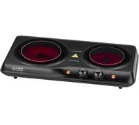 PIASTRA A INDUZIONE TZS FIRST AUSTRIA Doppio Portatile 3400W, Zone di cottura 2, Nero