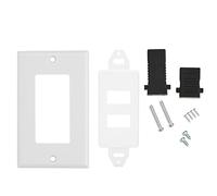 Piastra a muro HDMI USB 3.0 Caricatore a muro HDMI Presa per montaggio su piastra frontale Pannello di copertura Pannello multimediale integrato 2 in 1 Presa audio video