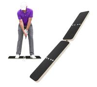 Piastra a pressione da golf, supporto per allenamento altalena, per principianti, migliora l'equilibrio, previene il perno inverso nella pratica sportiva, colore nero