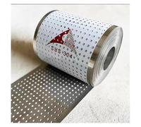 Piastra a rete antifurto per balcone, diametro del foro 8 mm, lamiera decorativa in rete per schermo, in acciaio inox 304 perforato Shee (37 x 110 cm)