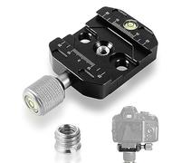 Piastra a sgancio rapido 50 mm, morsetto a sgancio rapido per Arca-Swiss, QR-50N Quick Release Plate Clamp, clip in metallo, piastra a sgancio rapido, treppiede, piastra a sgancio rapido universale