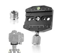 Piastra a sgancio rapido 70 mm, morsetto a sgancio rapido per Arca-Swiss, QR-70N Quick Release Plate Clamp, clip in metallo, piastra a sgancio rapido, treppiede, piastra a sgancio rapido universale